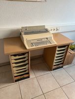 Holzschreibtisch, Schreibtisch mit Rollfächern Nordrhein-Westfalen - Gevelsberg Vorschau