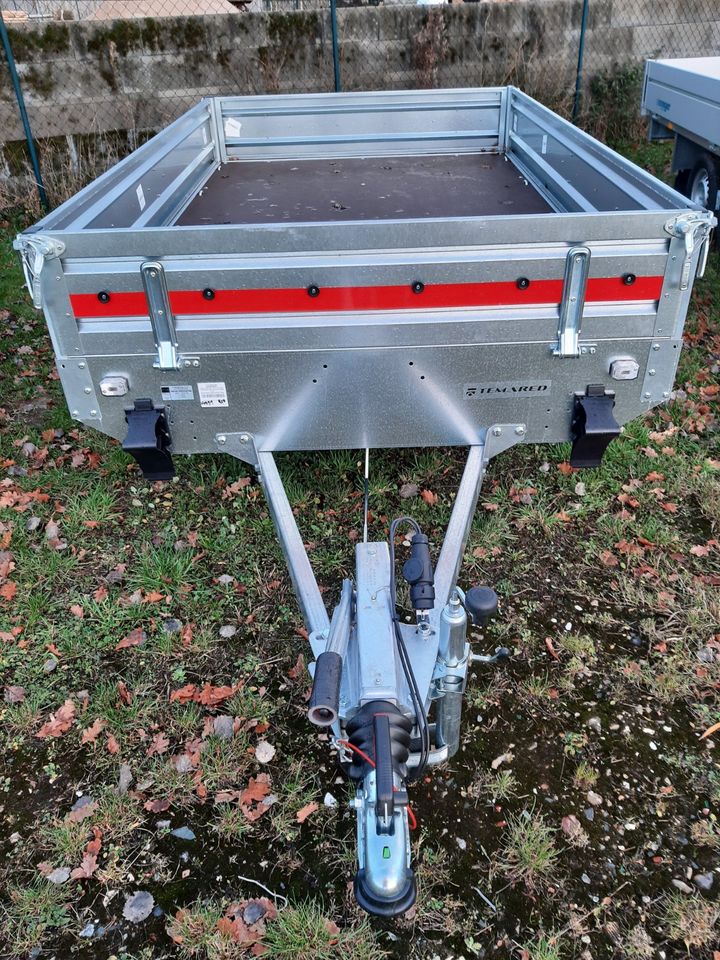 Temared Anhänger Transporter Hochlader 2000 kg 254x153 cm NEU Mai in Tellingstedt