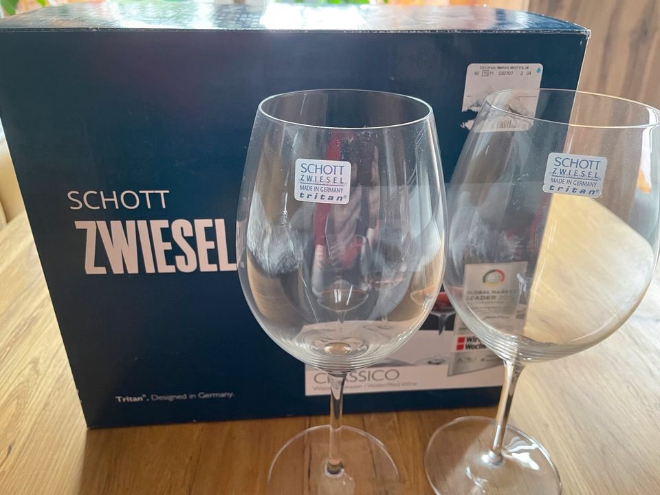 Schott Zwiesel Rotwein Wasser Classico Gläser fast zu verschenken in Essen