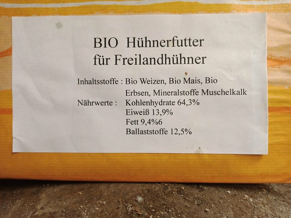 BIO Hühnerfutter Freilandhühner Korn Tiere Futter Kleintiere in Ganderkesee