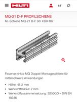 Hilti Profil MQ 21  3 Meter Dortmund - Scharnhorst Vorschau