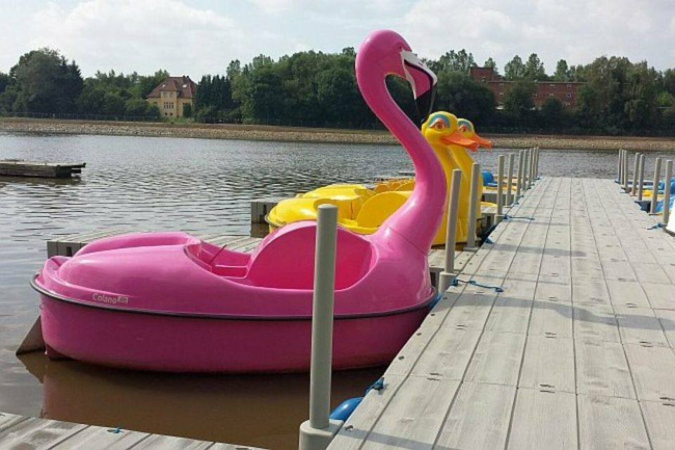 Tretboot  Colano Flamingo Boot Bootsverleih in Neuruppin