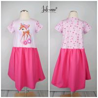 Handmade Kleid Ganzjahresliebling Reh mit Blumen #Einschulung Brandenburg - Biesenthal Vorschau