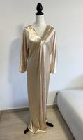 Goldenes Maxi Kleid mit Schlitz Mango Hessen - Kassel Vorschau