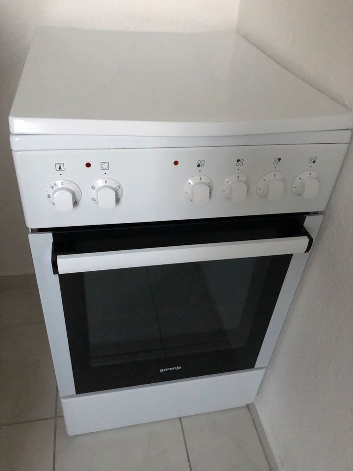 Gorenje Standherd Backofen Herdplatte E52103AW Küche Ofen Herd in Düsseldorf