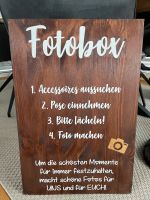 Holzschild Fotobox | DEKOVERLEIH MIETE | Hochzeit Geburtstag Nordrhein-Westfalen - Netphen Vorschau