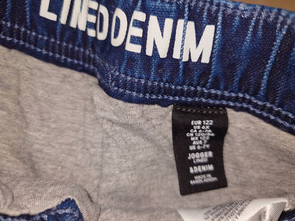 ! gefütterte Jeanshose, H&M, Junge, Größe 122 ! in Wiesenbach