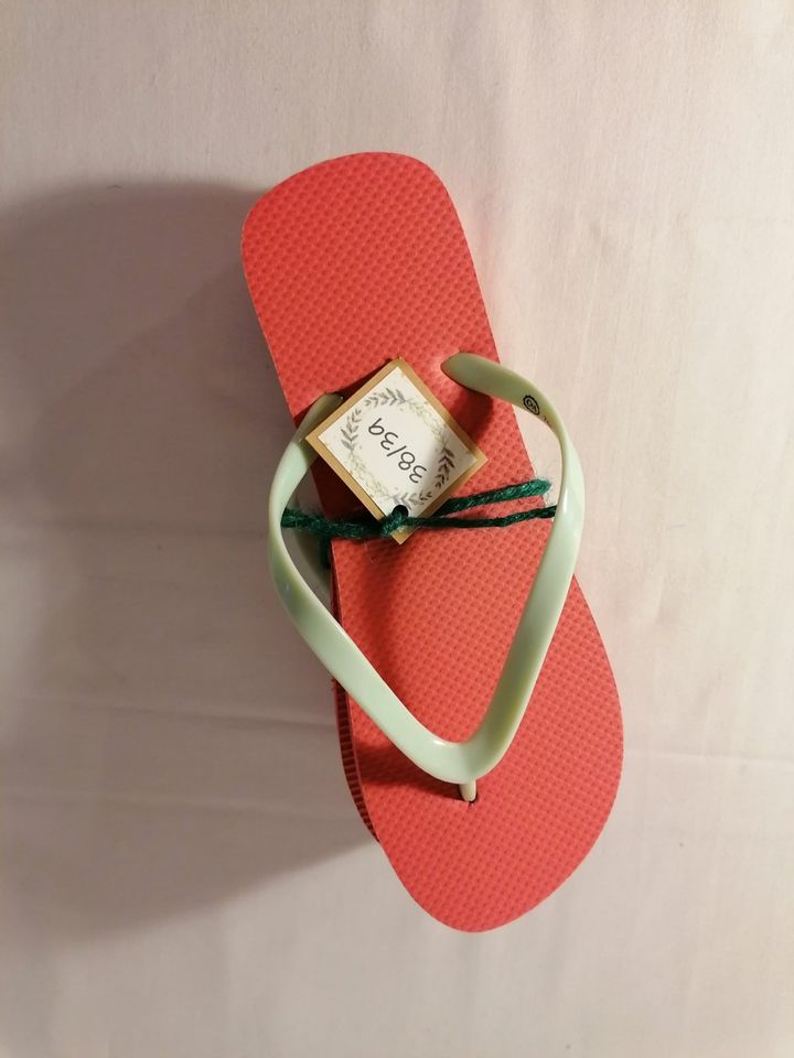 Flip Flop, schwarz, pink (Größen: 36,37,38,39,40,41) in Quellendorf