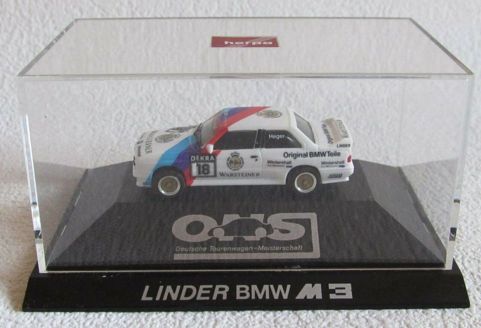 Herpa 3512 Linder BMW M3 Heger Nr. 18 Spur H0 in Berlin