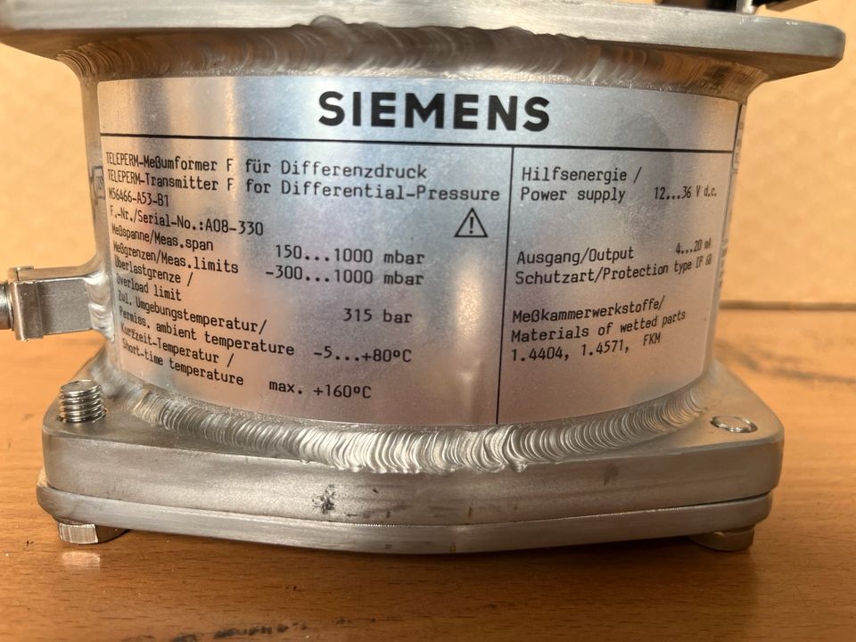 SIEMENS TelePerm Messumformer Transmitter Differenzdruck in Raesfeld