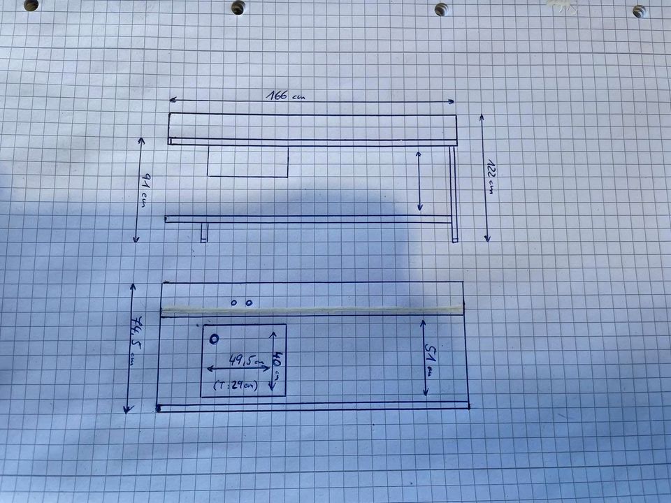 Zulauftisch Haubenspülmaschine/Spültisch/Spülmaschinentisch in Büren