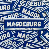 100x Magdeburg Sticker | Aufkleber Heimat | Fußball Fanartikel Rheinland-Pfalz - Armsheim Vorschau