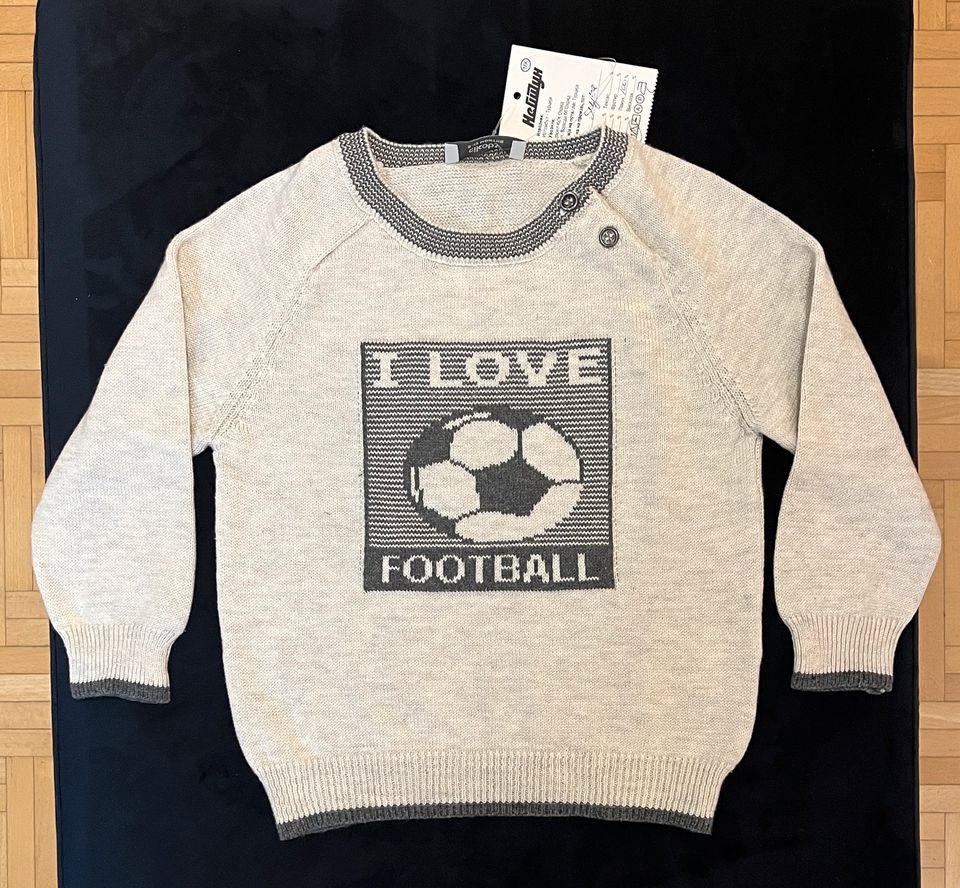 Baby Pullover „I LOVE FOOTBALL“ Gr. 12-18 Monate NEU in Berlin