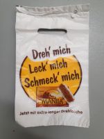 Tragetasche Manila Dreh mich Tüte Plastik 80er Jahre unbenutzt Bayern - Krombach Vorschau