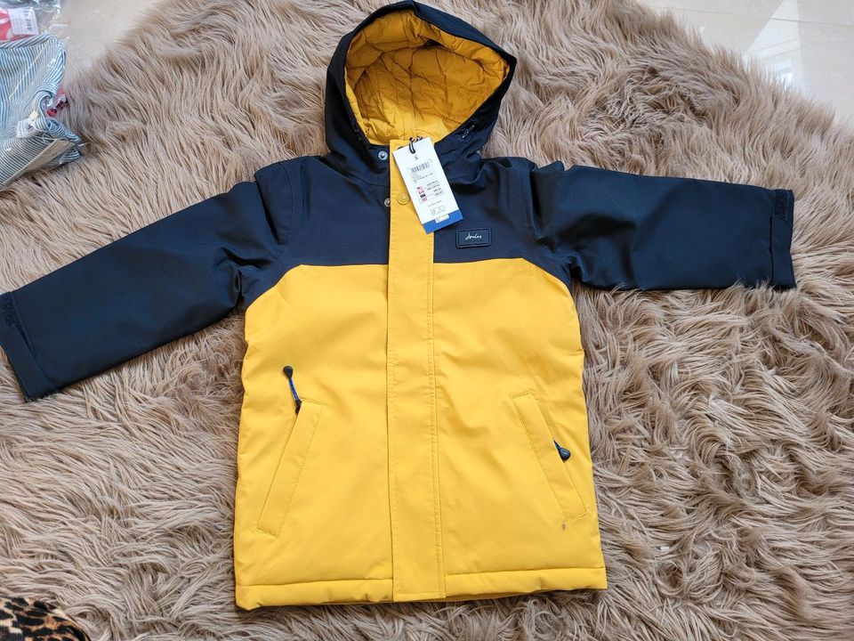 *neu* Tom Joule Joules Jacke Gr. 122 gelb navy Jungen NP 90€ in Wetschen