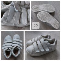 Verbaudet Weiße Sneaker Turnschuhe Gr. 30 Mädchen Klettverschluss Münster (Westfalen) - Gremmendorf Vorschau