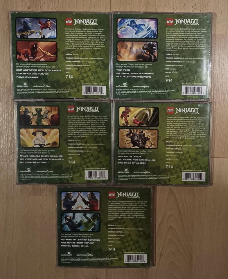 Ninjago Hörspiel CD 1-5 in Insheim