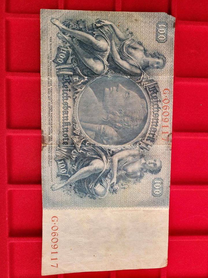 100 Reichsmark + 2x 5 Pfennig 1902 + 1903 in Marschacht
