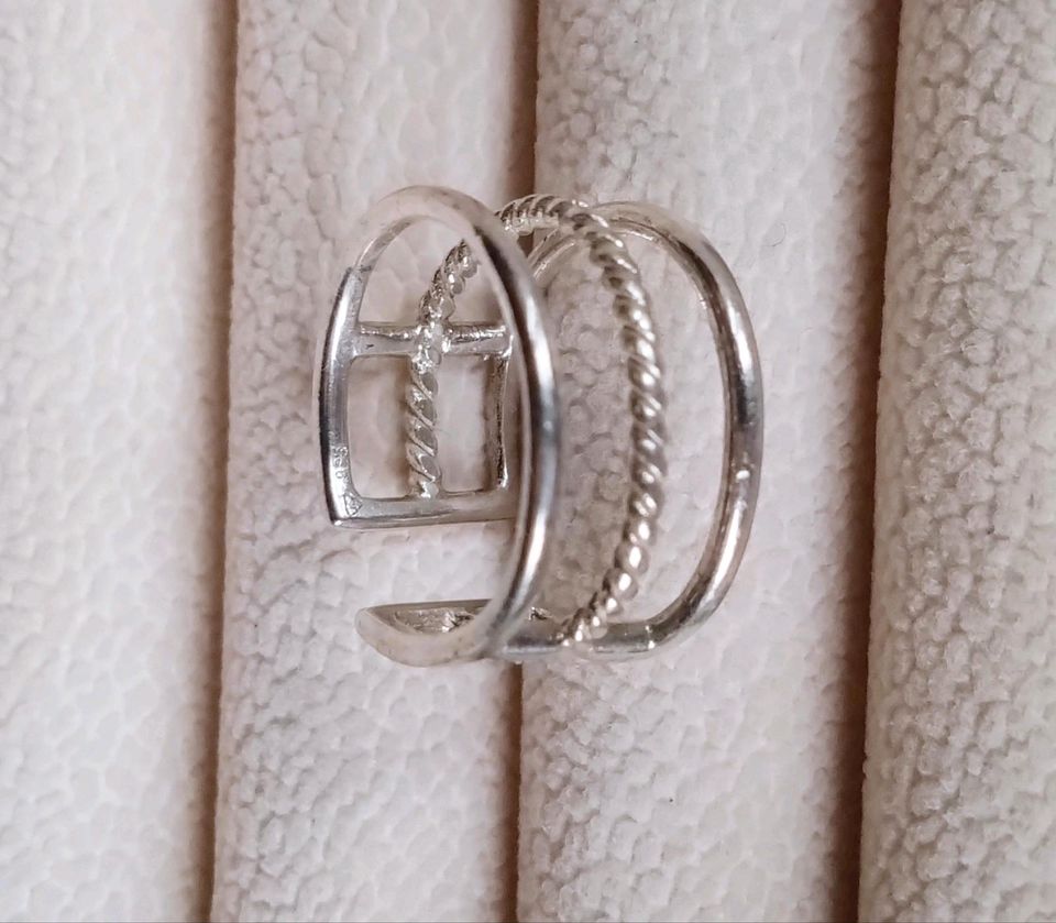 Damen Ring 925 Sterling Silber.  Größe 57  18,1 mm Durchmesser in Schwalbach