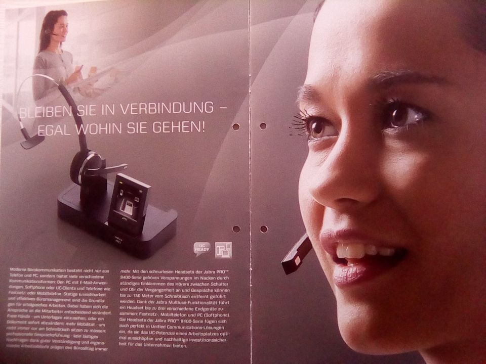 JABRA 9400BS Mono-Headset mit Basislader Touch + Alacatelkabel in Rosenheim