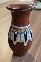 DDR Keramik kleine Vase mit Pfauenaugenmuster Vintage Berlin - Tempelhof Vorschau
