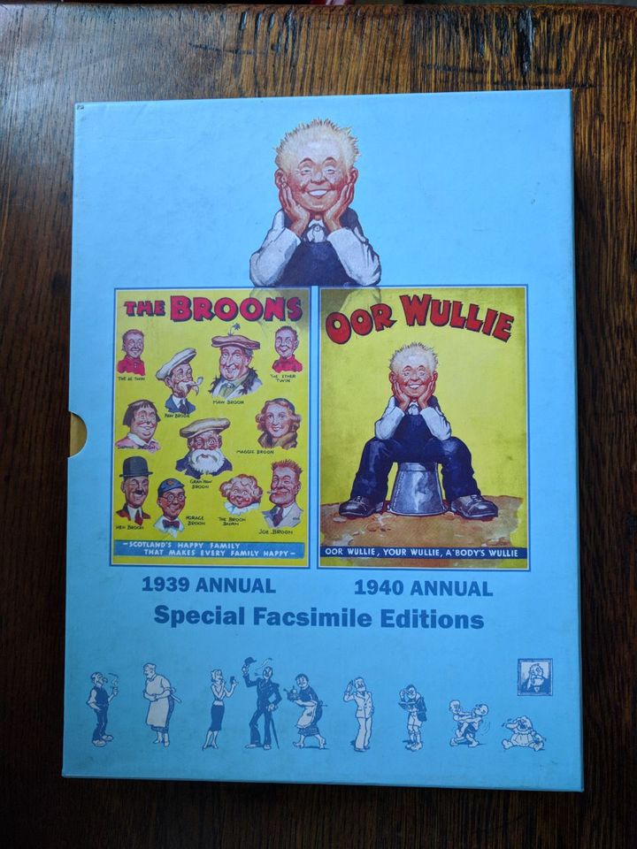 Faksimile-Ausgabe der allerersten "Broons"- und "Oor Wullie"-Jahr in Darmstadt