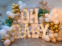 VERLEIH LED-Buchstaben OH BABY Babyshower Genderreveal Babyparty Baden-Württemberg - Karlsruhe Vorschau