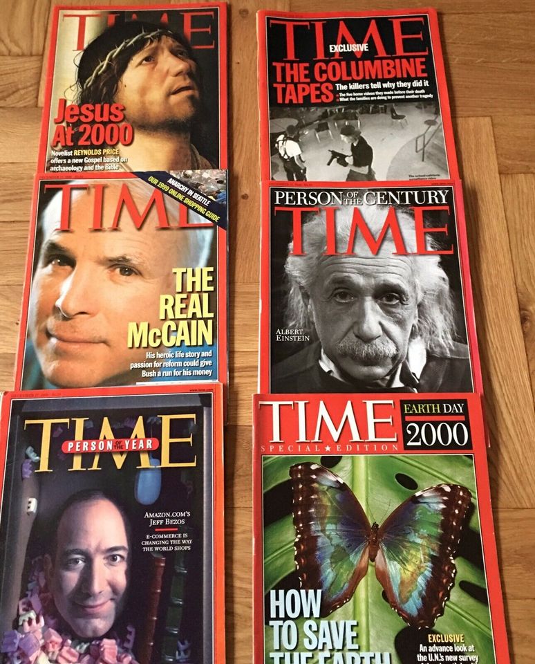 33 x Time Magazine Zeitschrift Jahre 1999/2000 in Troisdorf