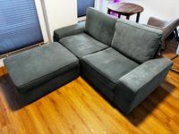 Couch KIVIK 2er-Sofa IKEA Kelinge Grautürkis + passender Hocker Nordrhein-Westfalen - Mönchengladbach Vorschau