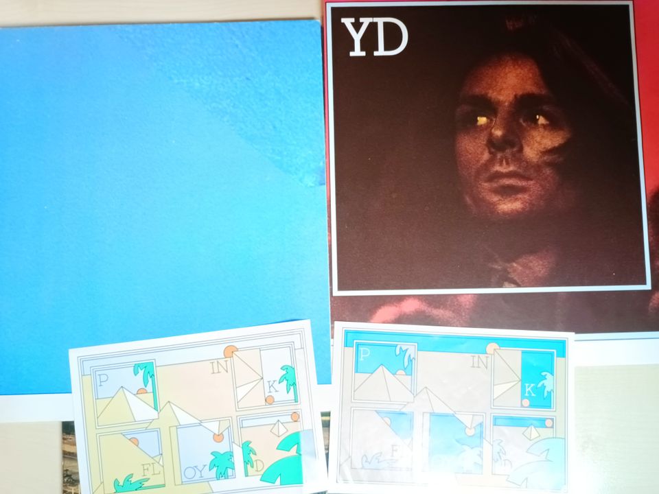 3 x Pink Floyd farbige Vinyls (weiss, blau und rosa) in Au