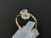 toller Nazar Auge Gold Ring 750 18 Karat Damen Frauen 2,54 Gramm Frankfurt am Main - Sachsenhausen Vorschau