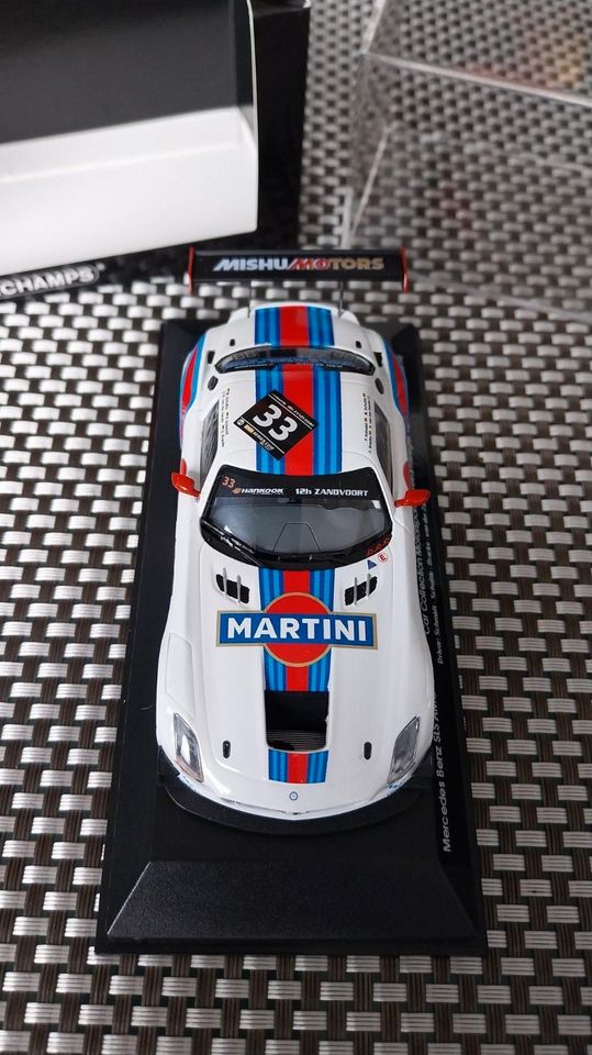 Martini Mercedes SLS AMG GT3 Car Collection Winner 12H 1:43 Umbau in Walluf