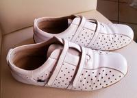 -Lacoste- Sneaker Turnschuhe Klett Leder Gr.40,5 / 7 Rheinland-Pfalz - Kirn Vorschau