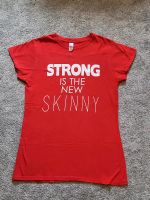 Strong is the new skinny TShirt, rot, Gr. M, top Zustand Hessen - Haiger Vorschau