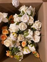 Schaumrosen / Kunstrosen beige, weiß und orange ver. Größen Niedersachsen - Spahnharrenstätte Vorschau