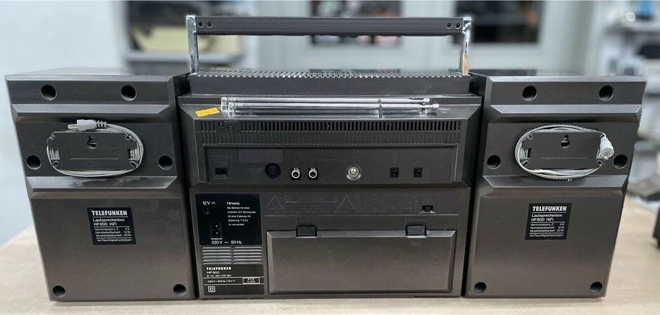 Stereo Radio Kassetten Recorder Ghettoblaster Telefunken HP 800 in Hof (Saale)