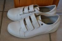 Wolky Halbschuhe Gr. 38 weiß mit Klettverschluss Schuhe NEU Nordrhein-Westfalen - Herford Vorschau