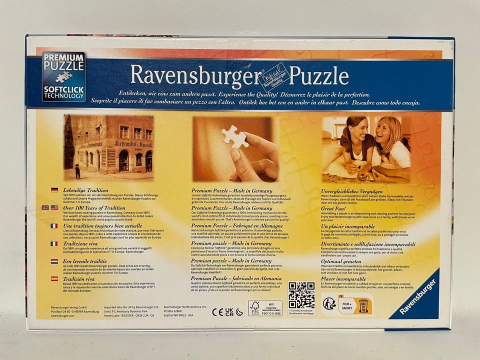 Premium Ravensburger Puzzle 500 Teile Hunde, Welpen, Fahrrad in Rottenburg am Neckar