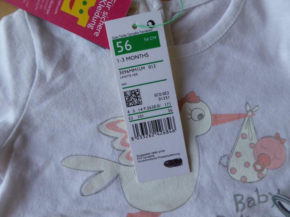 BENETTON Langarmshirt ☆ NEU mit Etikett ☆ Gr. 62 in Kiel