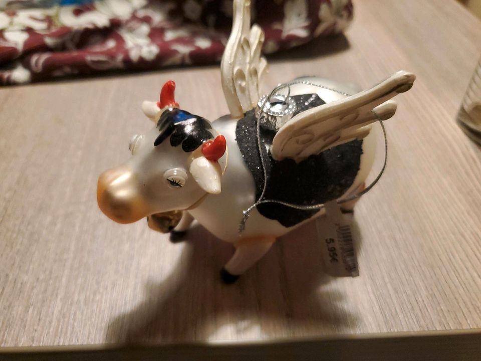 Kuh, Weihnachtskugel, Christbaumschmuck in Uplengen