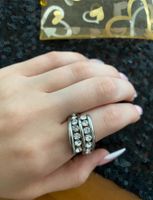 Modeschmuck Ring mit weißen Steinen Saarland - Quierschied Vorschau