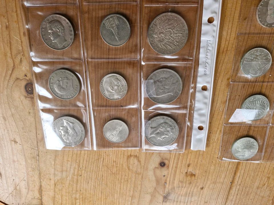 Münzsammlung Silbermünzen Kaiserreich 3. Reich Hindenburg 10 Mark in Dirmstein