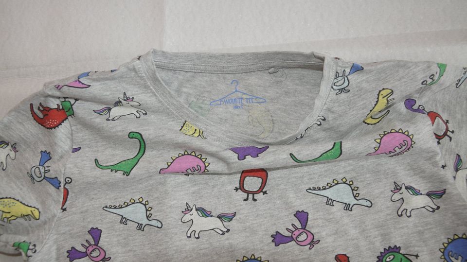 NEXT T-Shirt Shirt Dinos Dinosaurier Gr. 134 w neu Sommer in Neu Wulmstorf