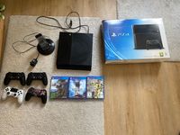 Playstation 4 500 GB + 4 Controller Ladegerät Spiele Hessen - Seligenstadt Vorschau