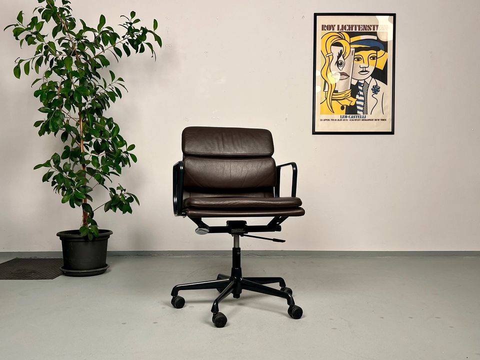 Eames EA-217 Alu-Chair Leder | Vitra Herman Miller Büro-Stuhl in Duisburg