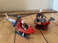 Playmobil Feuerwehr Hubschrauber Löschfahrzeug Hessen - Karben Vorschau