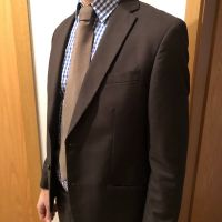 Herren Anzug, Slim Fit, dunkelbraun, Sakko 98, Hose 102 Niedersachsen - Berne Vorschau