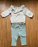 C&A Baby-Outfit Pullover Hose Blümchen Beige Mint Gr. 68 Dresden - Neustadt Vorschau