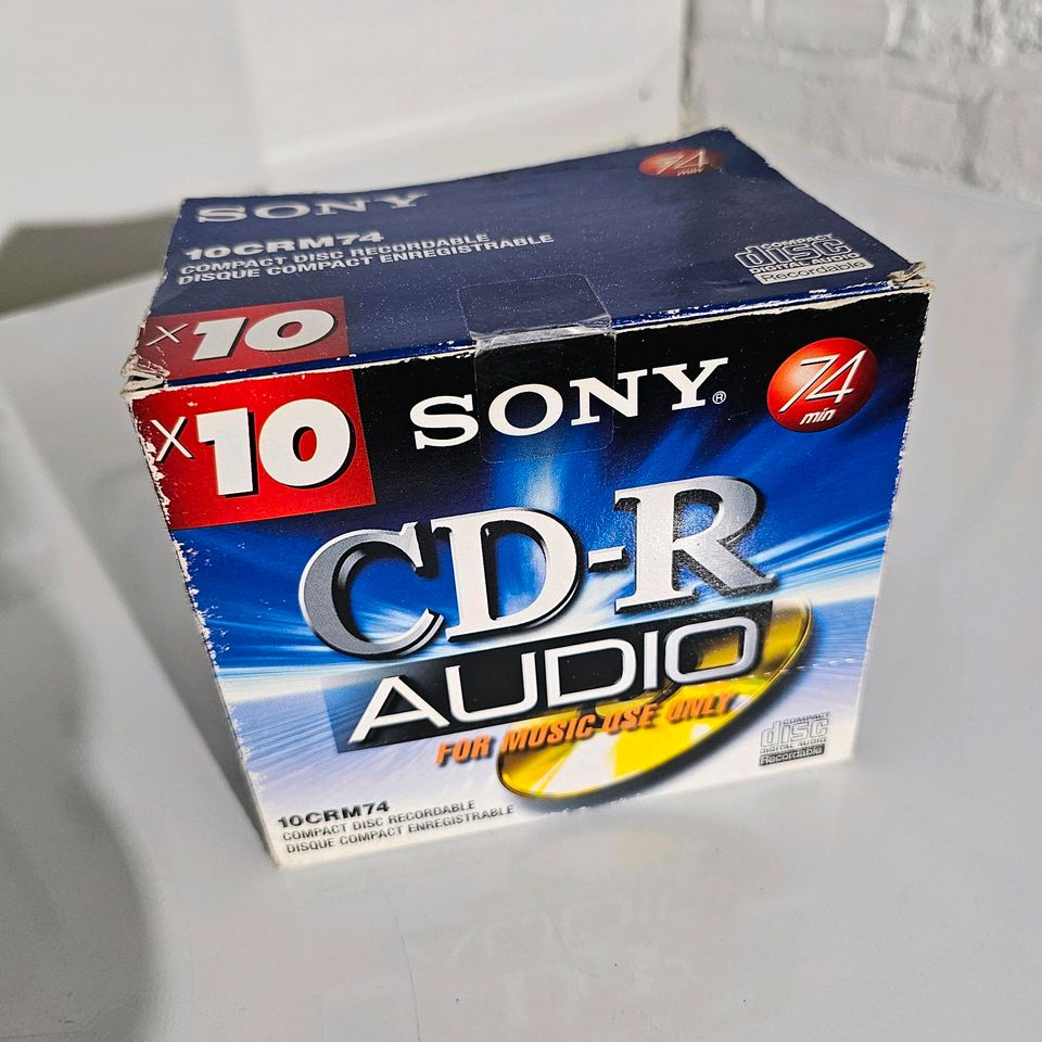 #VERKAUFT❗️ 10x SONY CD-R AUDIO, 10CRM74, NEU.❗️ in Taunusstein
