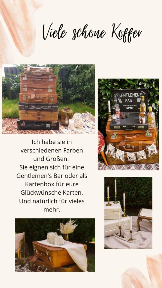 LEIHEN | alte Koffer | Kartenbox | Hochzeit in Kappelrodeck